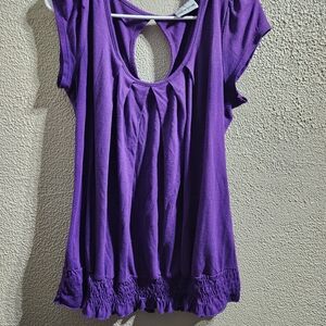 🔴 3 for $12 Caren Sport Vibrant Purple Women's Blouse